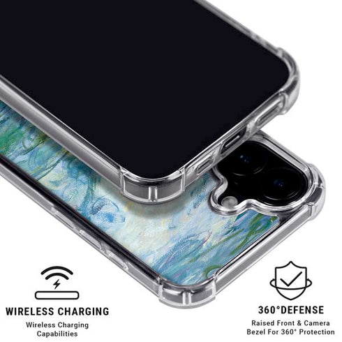 Waterlilies, 1916-19 by Monet iPhone 16 Clear Case